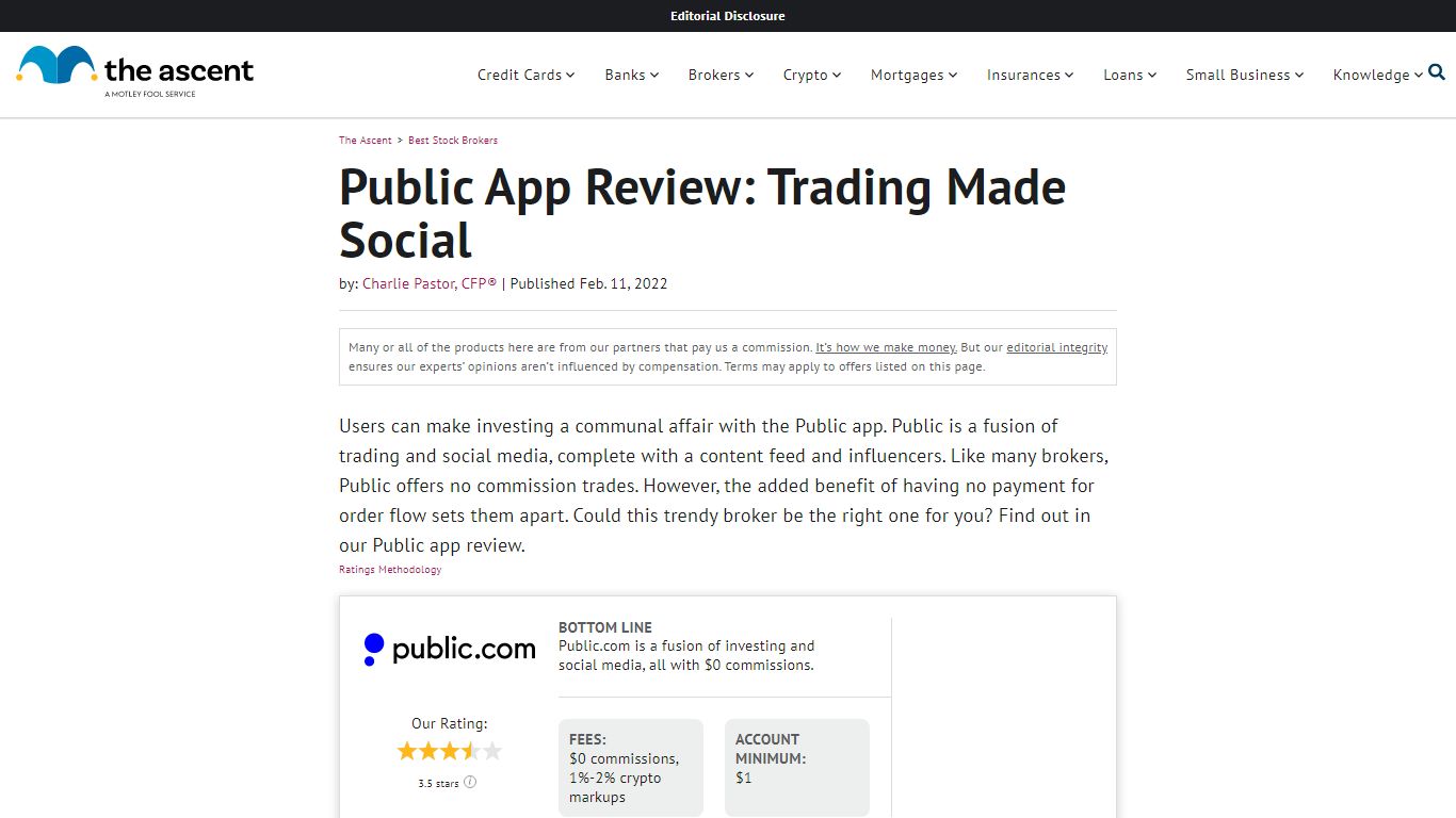 Public App Review | The Ascent